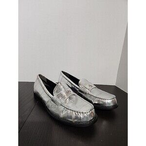 Tory Burch Classic Metallic Loafers Sz8 Loafers/Oxfords
